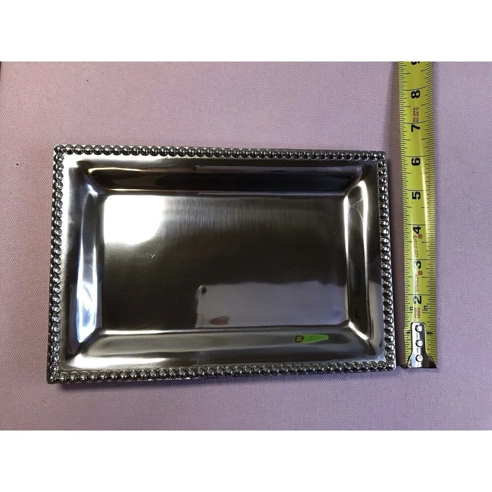 Salisbury Medium  Beaded  Rectangular Tray